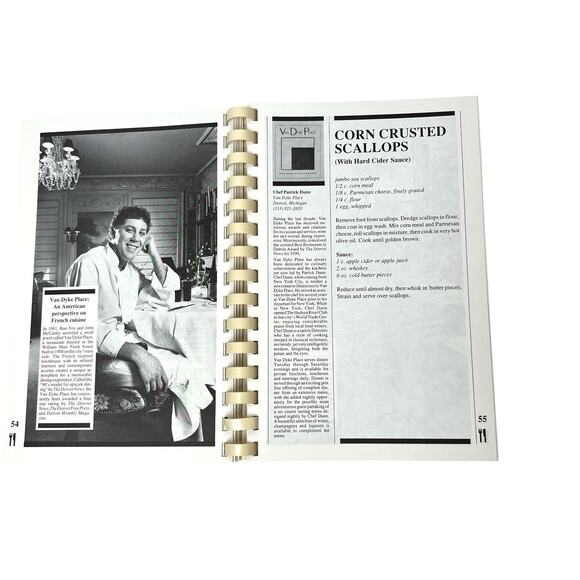 Cookbook Le Gala De Cuisine 1991 Cranbrook Schools Chefs Restaurant Recipes - Picture 9 of 10